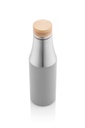 BREDA - Vacuum Bottle With Bamboo Lid - Grey